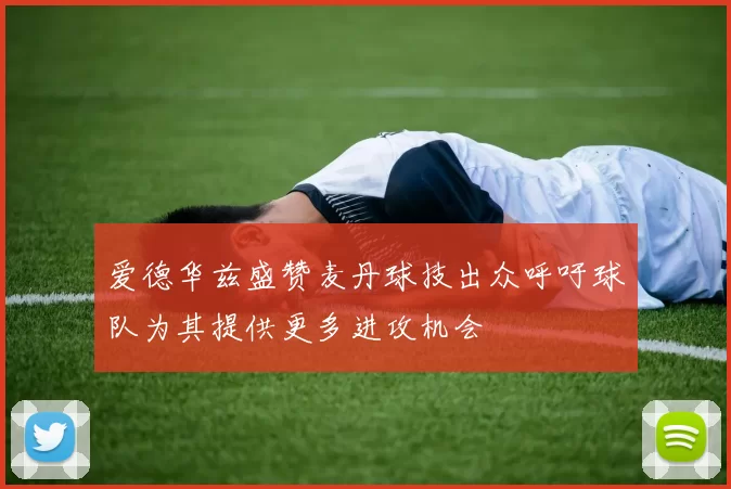 爱德华兹盛赞麦丹球技出众呼吁球队为其提供更多进攻机会