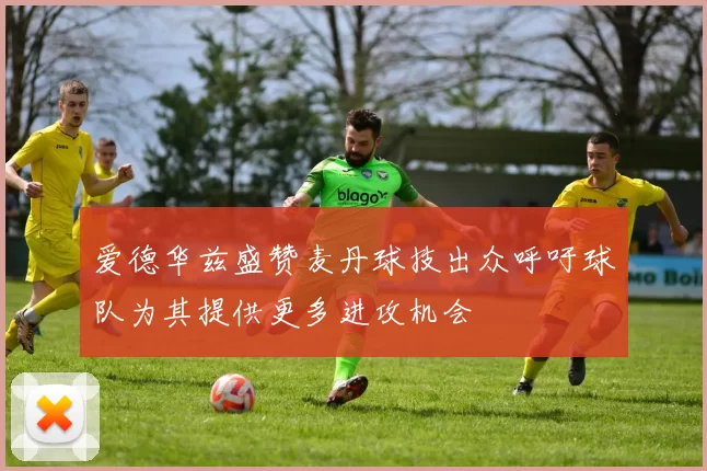 爱德华兹盛赞麦丹球技出众呼吁球队为其提供更多进攻机会