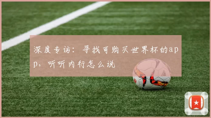 深度专访:寻找可购买世界杯的app,听听内行怎么说