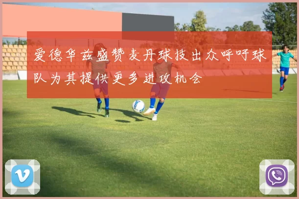 爱德华兹盛赞麦丹球技出众呼吁球队为其提供更多进攻机会